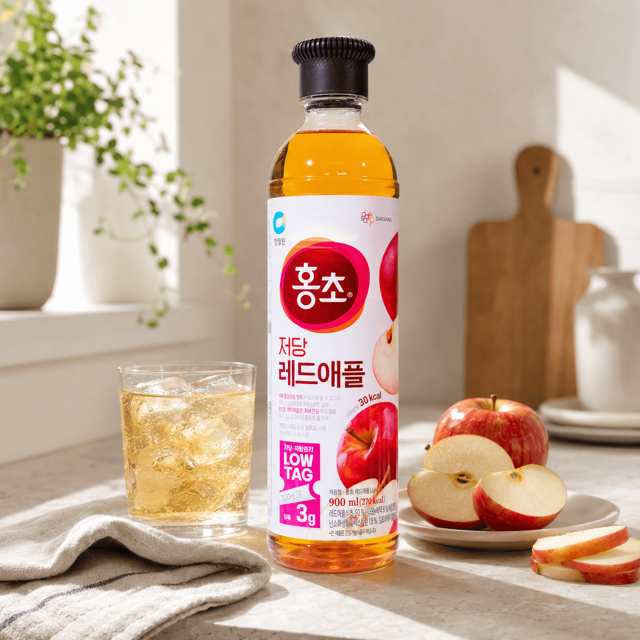 Giấm Táo Đỏ Hongcho