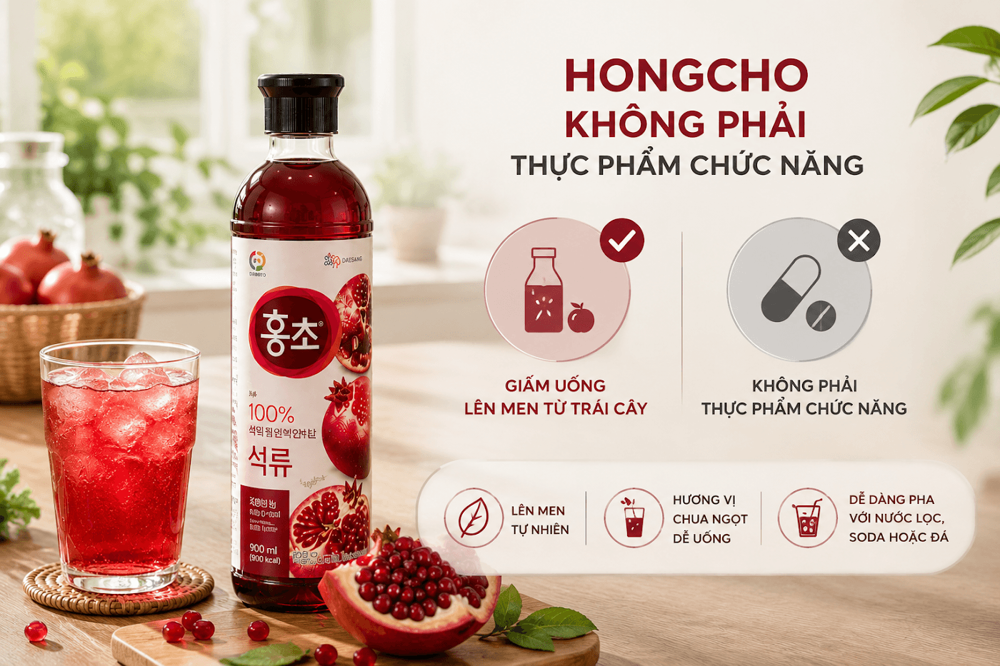 Hongcho có phải thực phẩm chức năng không?